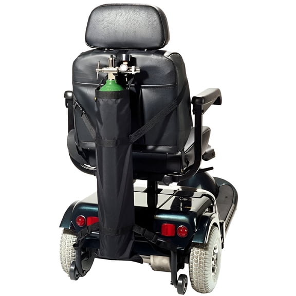 XIRQI Oxygen Tank Holder Oxford Cloth Wheelchair Compatible Medical Use 1Set
