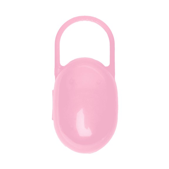 XIRQI Pacifier Holder,PP Pacifier Case, Hygienic Pacifier Clip,Compact Pacifier Holder with Handle for On-the-Go Use