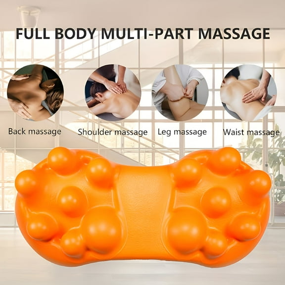 XIRQI Piriformis Stretching Tool for Sciatica & Lower Back Pain Relief-14-Trigger Point Massage Roller for Deep Tissue Muscle Release,Ideal for Glute,SI Joint,Pelvic,Sacrum & Psoas Therapy