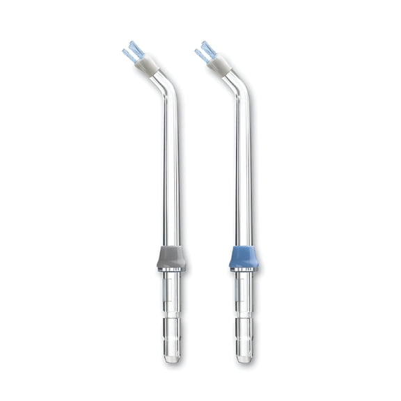 XIRQI Plaque Seeker Replacement Tips Compatible with Water Flossers and Other Brand Oral Irrigators,Water Flosser Tip Replacement,Plaque Remove Bristles Tips (2-Pack)