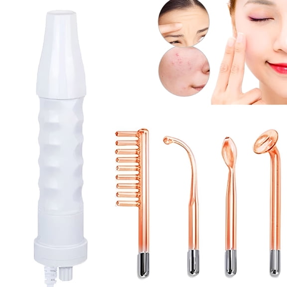 XIRQI Portable Handheld Ozone High Frequency Skin Therapy Wand Machine for Acne Treatment Skin Tightening Wrinkle Reducing