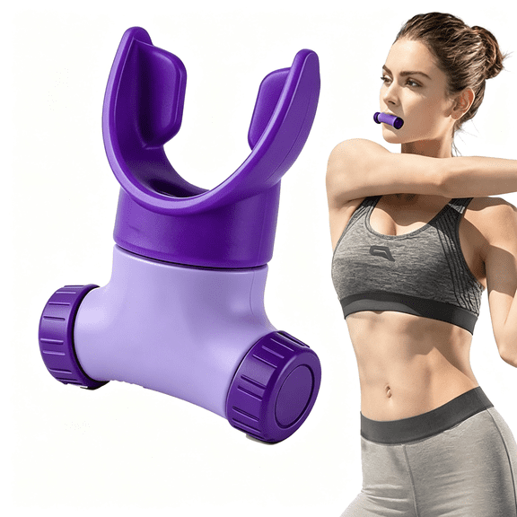 XIRQI Portable Lung Exerciser, Bi-Directional, Easy Clean | Bi-Directional Training with Multi-Level Resistance Soft Lightweight & Portable. Boosts Endurance for Athletes, and Daily Use