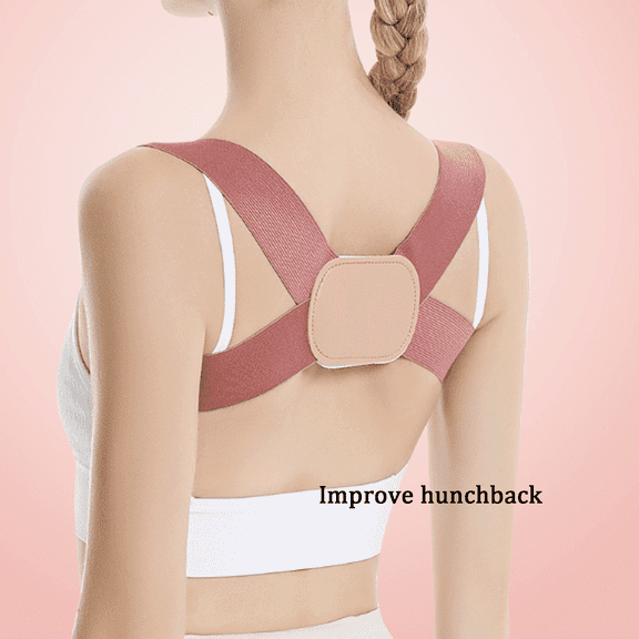 XIRQI Posture Corrector, 8-Strap Shoulder Design Back Brace, Invisible Comfortable Shoulder Brace
