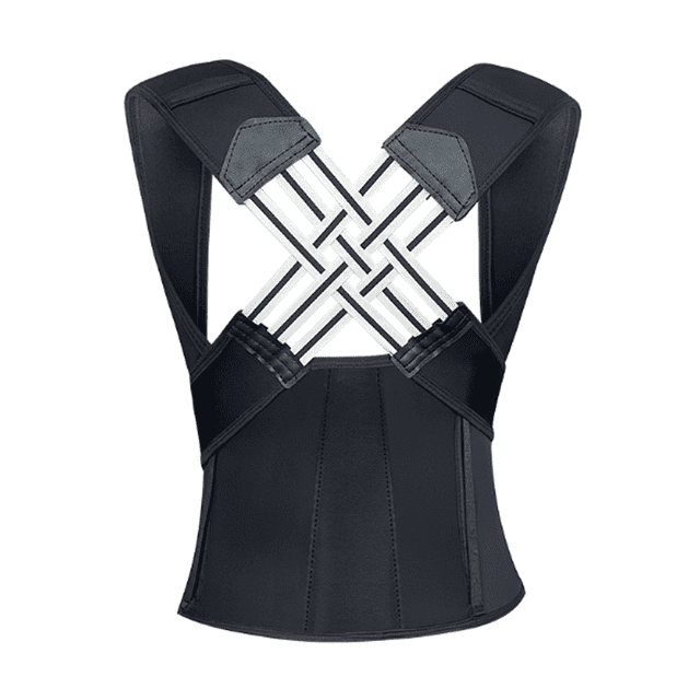 XIRQI Posture Corrector for Women,Close-Fitting Wear Back Brace,Waist Widening Design Shoulder Brace,Black,XL