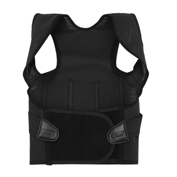 XIRQI Posture Corrector for Women,Wide Support Back Brace,Invisible Design Shoulder Brace,Black,XXXXL
