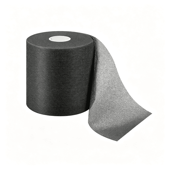 XIRQI Pre-Wrap Athletic Tape,2.75"Es X 30 Yards Roll Pre Wrap Headbands for Hair Soccer,Foam Underwrap Sports Wrap for Ankles Wrists Hands Knees Elbows (Black)