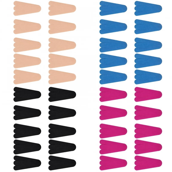 XIRQI Precut Kinesiology Tape, 40 PCS Waterproof Breathable Foot Plantar Fasciitis Pain Relief Athletic Tapes, Sports Joints Muscle Tape for Feet Arch Heel Ankle Carpal Tunnel M