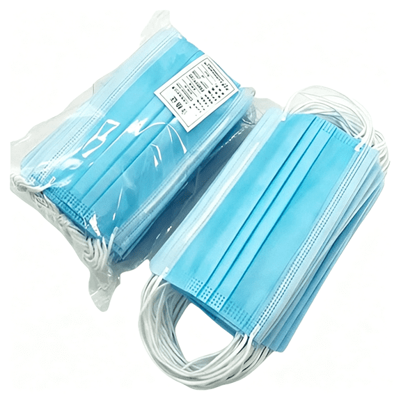 XIRQI Procedure Mask Pleated 91-2102 | Procedure Mask,Blue,Nonsterile,Astm Level 1, Breathable Masks