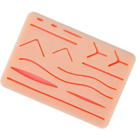 XIRQI Professional Surgical Suture Training Model with 14 Wound Portable Suture Practice Skin Pad Suture Practice Kit for Student