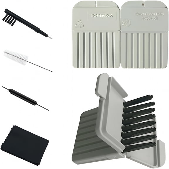 XIRQI QuickGuard Filters for Selected Hearing Aids - Cleaning Tools Kit with Carry Case-3 Packs
