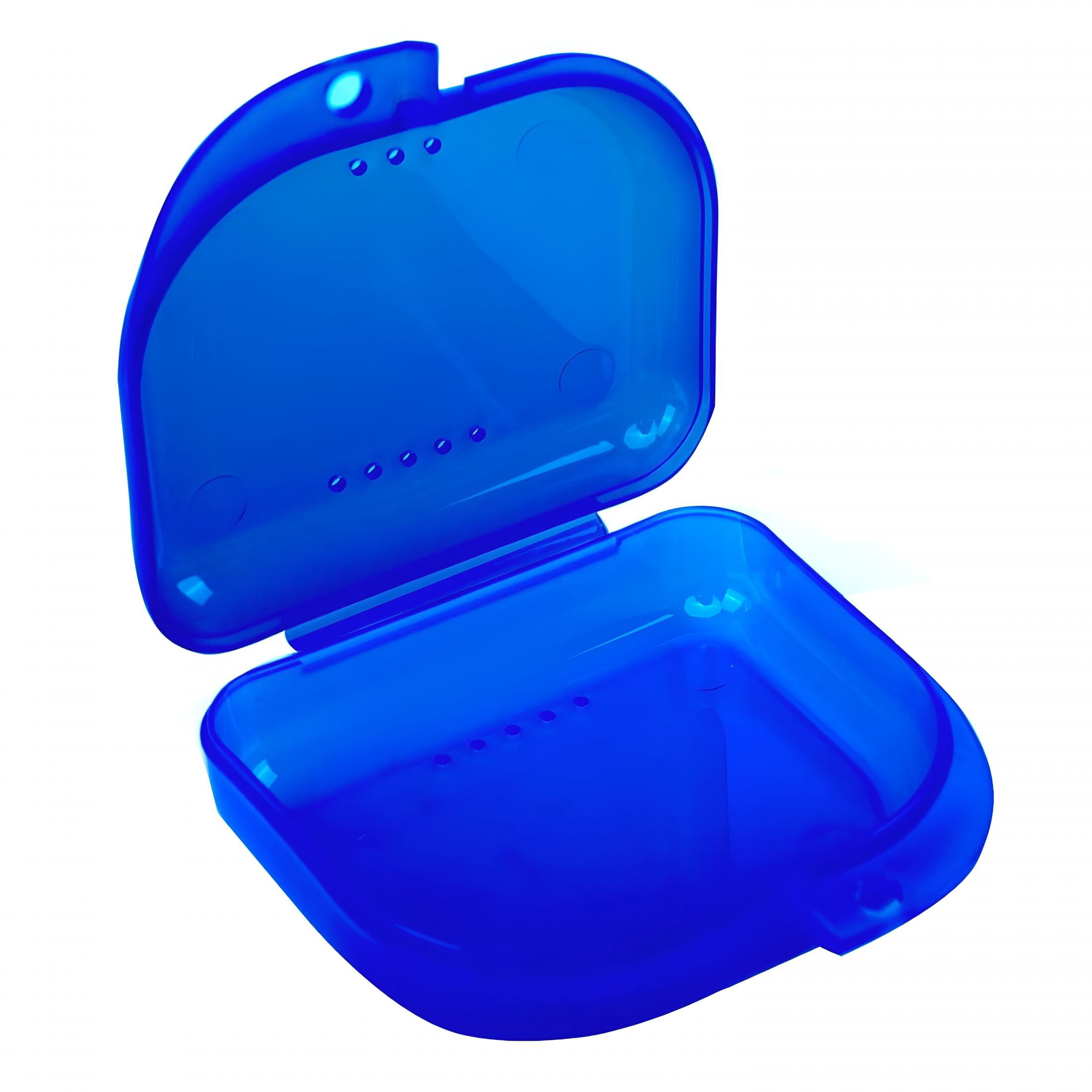 XIRQI Retainer Case with Vent Holes,1 Pcs Denture Case,Tight Snap Lock ...