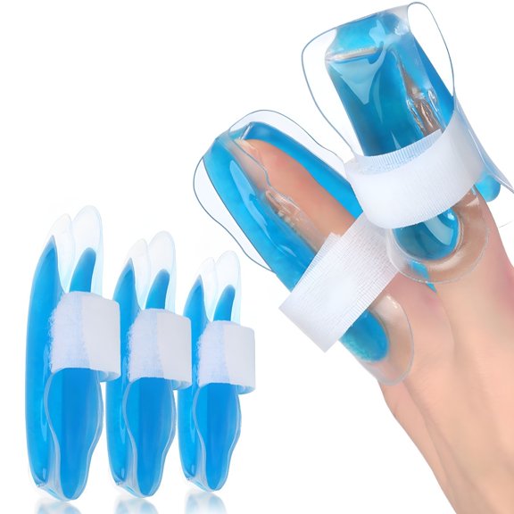 XIRQI Reusable Finger Ice Pack with Compression Sleeve, Hot Cold
