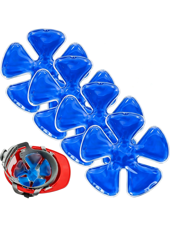 Reusable Hat Icepcs for Hard Hats,Sun Hats&Helmets,Hat Cooling Insert with Adjustable Headband for Construction Workers,Outdoor Work