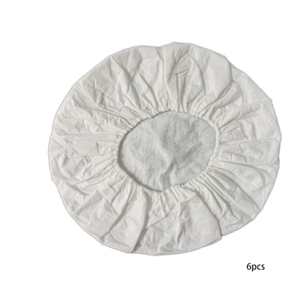 XIRQI Rinse Free Shampoo Caps,Shampoo Caps for Bedridden Patients,Hair Washing Shower Caps for Elderly,Waterless Microwavable Hospital Caps No Rinsing Required-6 Pack