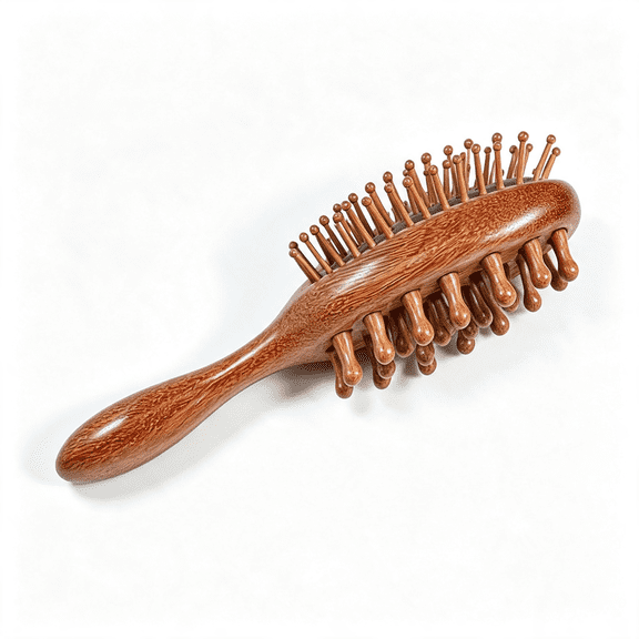 XIRQI Scalp Massager Hair Growth Brush,Head Massager Scalp Stress Relax Dandruff Comb,Wooden Scalp Exfoliator Head Scratcher,Unisex Wooden Scalp Massager (Sandalwood)