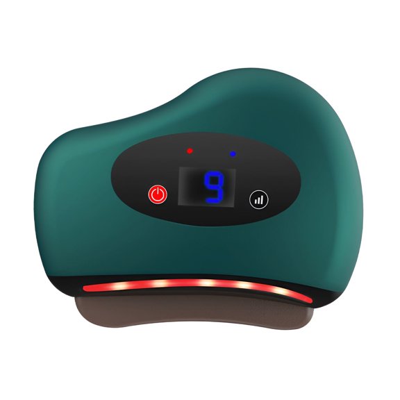 XIRQI Scraping,Facial Massager & Double Chin Reducer Microcurrent Facial Device,Enhances Blood Circulation Face Lift Device,Green
