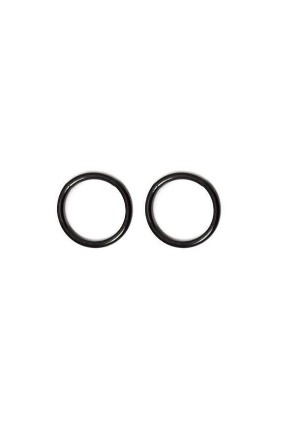 XIRQI Seamless Segment Ring Hoop Rings, 10mm, 16G, 2 Pieces