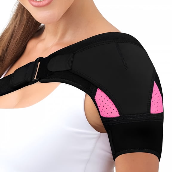 XIRQI Shoulder Brace for Men And Women Both Left And Right Arm | Pain Relief Torn Rotator Cuff Compression Support Sleeve Dislocation Stability Immobilizer Stabilizer Bursitis Injury