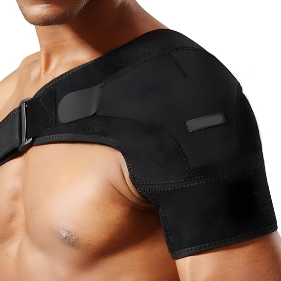 XIRQI Shoulder Brace,Rotator Cuff Support Brace and Arm Sling for Pain Relief,Shoulder Compression Sleeve for Preventing Strains and Dislocation,Adjustable Fits Left and Right Arm,Men&Women