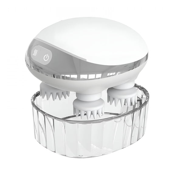 XIRQI Smart Scalp Massager,Portable Heated Head with 100 Massage Nodes,Electric Head Massager for Stress Relief,Deeply Clean Scalp Soothes Nerves & Promotes Hair Growth
