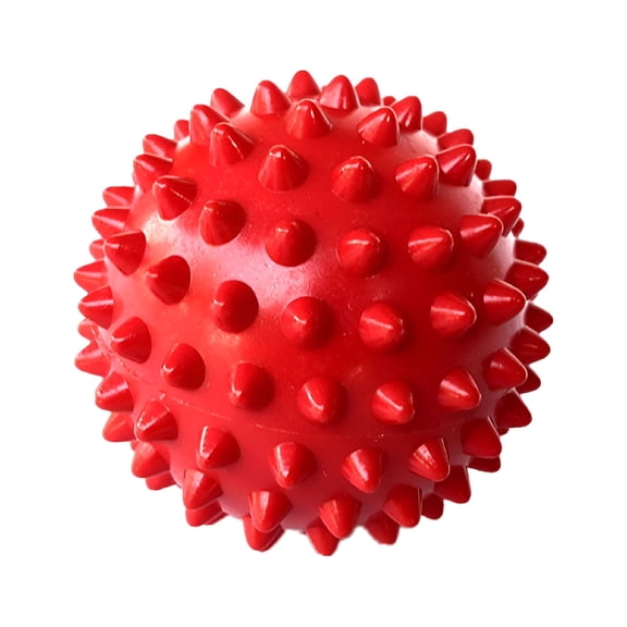 XIRQI Spiky Massage Balls for Foot,Back,Muscles-Soft to Firm Spiked Massager Roller Orb Set for Plantar Fasciitis,Trigger Point Therapy,Exercise,Yoga,Deep Tissue Myofascial Release,3-inch
