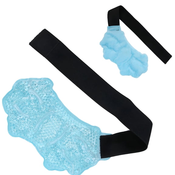 XIRQI Sprain & Swelling Relief-Reusable Ice Pack Hot/Cold Gel Wrap for Wrist/Elbow