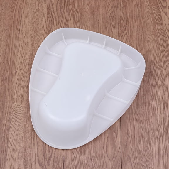 XIRQI Thickened Bed Pan for Bedridden,Paralyzed,Elderly Care-Plastic Toilet Bowl (White)