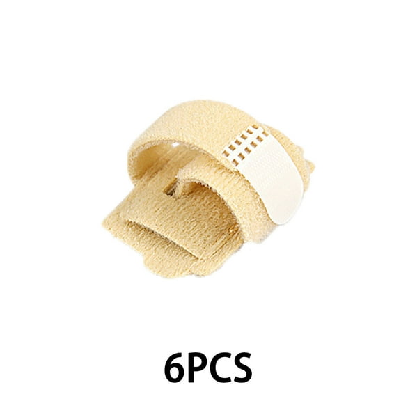 XIRQI Toe Spacers, Adjustable Toe Separators for Men and Women, Comfortable Toe Splint for Pressure Relief,Brown,One Size