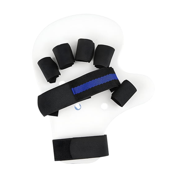 XIRQI Trigger Finger Splint for Middle Index Pinky & Ring Fingers Five Finger Separator Hand Brace with Finger Support Straightening Broken Finger Protector for Arthritis Contractures