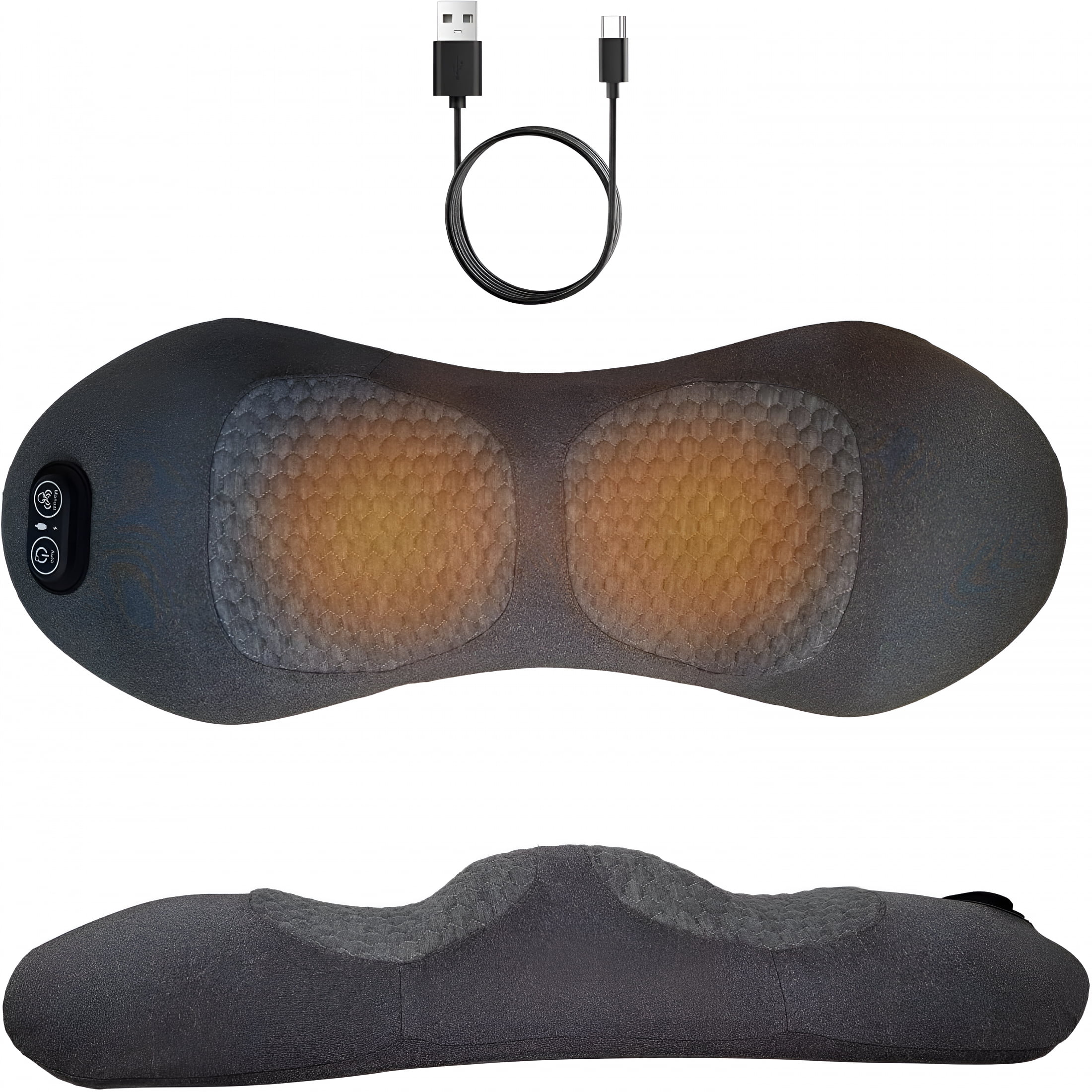 XIRQI Triple Fusion Back Massager,3 in 1 Neck Shoulder Backs Massagers ...