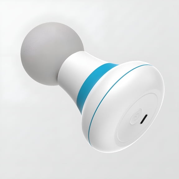 XIRQI Upgrade 2.0in*4.5in-Mini Electric Handheld Massager Wand,Powerful 6 Speed Vibration Modes,Cordless Handheld and Portable,Suitable for Shoulder,Neck and Back Massage-White