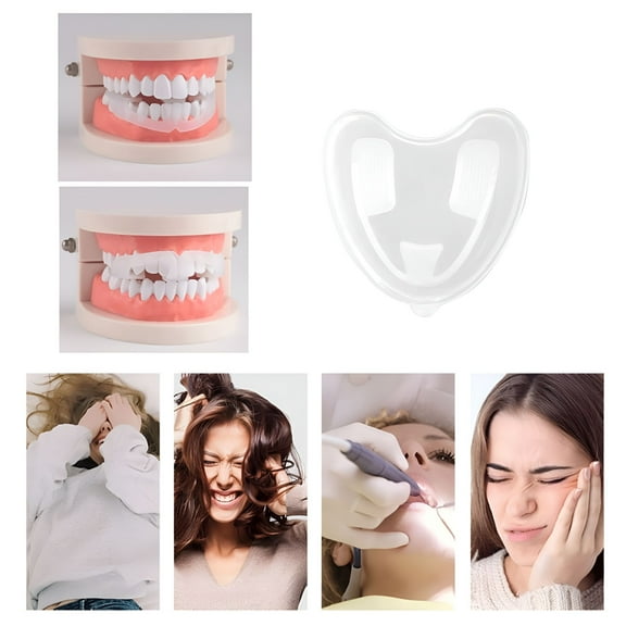 XIRQI Veneers Upper And Lower Dent Temp Tooth Cement Tooth Cover Night Molar Cap Molar Oral Care Night Molar Cap Molar Mouth Guard For Nighttime Teeth Grinding Bruxism