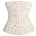 thumbnail image 1 of XIRQI Waist Trainer Summer Breathable Tummy Control Waist Trainer for Women Lower Belly Fat Polyester Corset Shapewear,M, 1 of 1