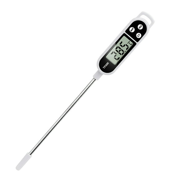 XIRQI Water Thermometer,Electronic Display Digital Water Thermometer for Liquid,Intuitive Reading Instant Read Thermometer,White