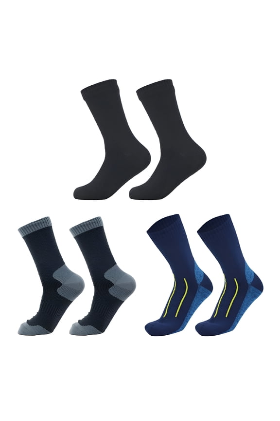 Waterproof Socks, Breathable Moisture Wicking Warm, Best for Outdoor Ski Hiking Cycling Fishing Kayaking Running Mountaineering, for Men and Women