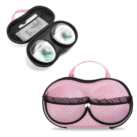 XIRQI Wearable Breast Pump Bag for Breastfeeding Working Moms, Case for Wireless Pumps - Mini Breastpump Bag Pouch, Hands Free Breast Pump Storage Bag