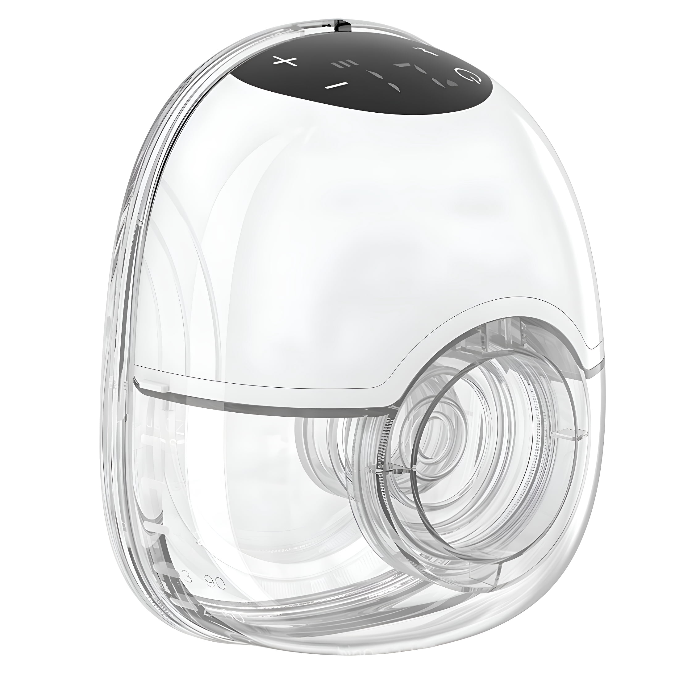 XIRQI Wearable Hands-Free Breast Pump,4 Modes 12 Settings Portable Pump,Silent Operation with 180Ml Capacity,Comfortable for Active Moms