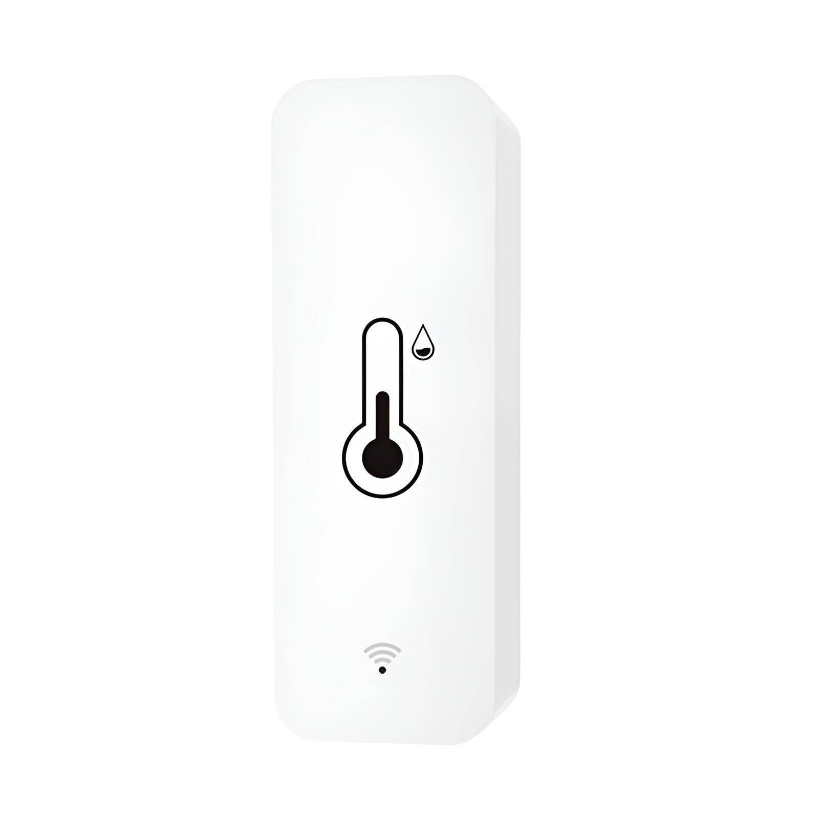XIRQI Wifi Thermometer,Supports Wifi Temperature and Humidity Monitor,Zigbee Connection Temperature Sensor,White