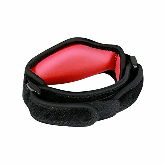 XIRQI Women Men Tennis Elbow Brace Elbow Strap with Sponge Liner Pad Tendonitis Arm Band Sports Forearm Support Straps Elbow Band for Tendon Pain Relief Sports Accessories,Red