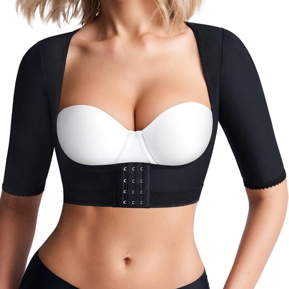 XIRQI Women'S Shapewear Tops Post Surgery Compression Sleeve for Arm Shaper Post Surgery Arm Compression Sleeve Women