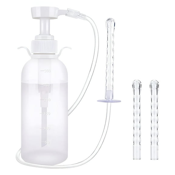 XIRQI Women's Anal Douche Kit-Pressure Bottle,Body-Safe Material,Portable-for Personal Hygiene,Discreet Use
