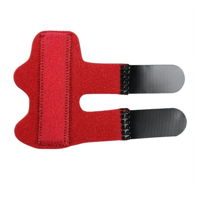 XIRQI YUANGUI Adjustable Fixing Strap Finger Corrector,Rigging Finger Splint,Finger Bracket with Trigger Finger Splint,Adjustable Locking Corrector,Red