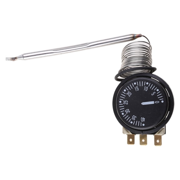 XISAOK 0-40 Temperature Control Switch Capillary Thermostat Automatic Sensored Switch