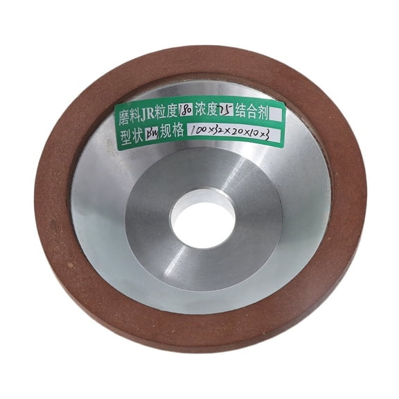XISAOK 100mm Diamond Grinding Wheel Cup 180 Grit Cutter Grinder For Carbide Metal