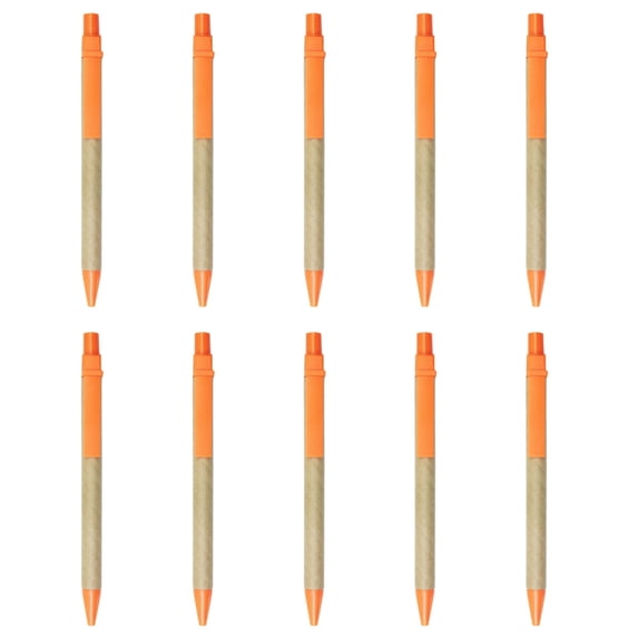 XISAOK 10Pieces Retractable Ballpoint Pen Office Supplies for Office Hotel Reception