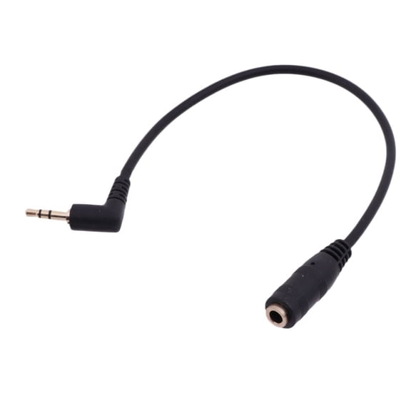XISAOK 2.5mm Male to 3.5mm Female Aux Jack Audio Stereo Cable Audio Connector Adapter