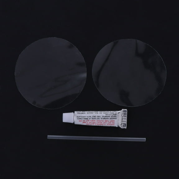 XISAOK 2 Pieces PVC Repair Patches, Adhesive PVC Repair Patch Glue Kit for Rubber Boat