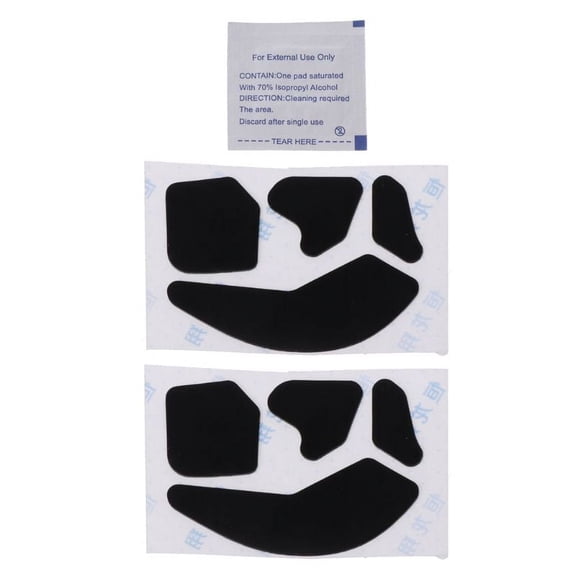 XISAOK 2 Sets 0.6mm Mouse Skates Sticker Pad for ROCCAT Leadr Wireless RGB Mouse
