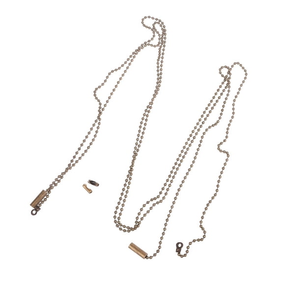 XISAOK 2pcs/set Adjustable Ceiling Fan Pull Chain Extenders Metal Chain Extensions