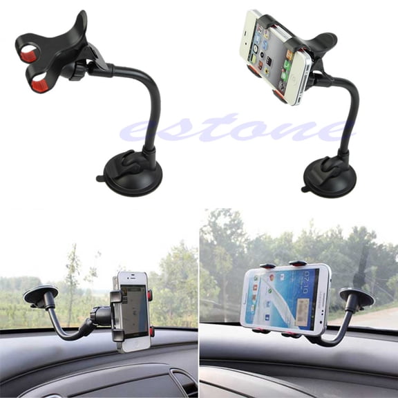 XISAOK 360Rotating Car Windshield Mount Holder Stand Bracket For phone Cell Phone GPS